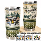 Personalized Couple Making Memories One Campsite At A Time Tumbler Printed PNDT2412