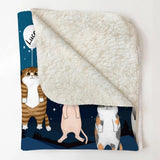 Personalized Cat Lovers  Quilt Blanket Printed PNHY2712