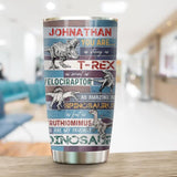 Personalized Dinosaurs Tumbler Printed QTDT2712