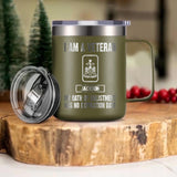 Personalized I Am A Canadian Veteran My Oath Of Enlistment Has No Expiration Date Laser Handle Cup Printed 22DEC-HY28