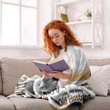 Personalized To My Wife Our Home Ain't No Castle Our Life Ain't No Fairy Tale But Still You Are My Queen Forever Couple Quilt Blanket Printed QTDT2912