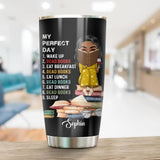 Personalized My Perfect Day Read Books Mug Or Tumbler Printed QTDT0301