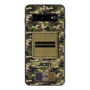 Personalized France Soldier Camo Phone Case Printed 25MAR-HQ26