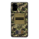 Personalized France Soldier Camo Phone Case Printed 25MAR-HQ26