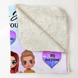 Personalized To My Husband Love Your Wife Couple Gisfts  Quilt Blanket Printed PNHQ0301