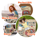 Personalized You're Worth Every Mile Between Us Distance By Miles But Not By Heart Couple Quilt Blanket Printed PNDT0401
