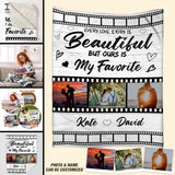 Personalized Every Love Story Is Beautiful But Ours Is My Favorite Your Own Image Quilt Blanket Printed PNDT0501