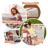 Personalized The Day I Met You I Have Found The One Whom My Soul Loves I Love You Quilt Blanket Printed PNHY0901