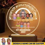 Personalized My Grandkids 2023 Kid Name Led Lamp Printed PNHQ0901