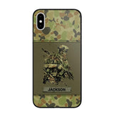 Personalized Australian Soldier/ Veteran Camo Phonecase 3D Printed 23JAN-HY10
