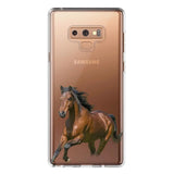 Personalized Horse Lover Transparent Silicone Phone Case 22JAN-VD10