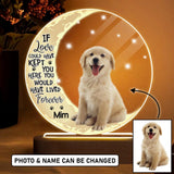 Personalized If Love Could Have Kept You Here You Would Have Lived Forever Golden Retriever Led Lamp Printed PNHY1001