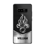 Personalized French Veteran Logo & Tag Name Phonecase Printed 23JAN-VD29