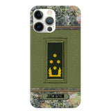 Personalized Netherland Soldier/Veteran Phonecase Printed 23JAN-DT31