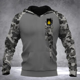 Personalized Australian Solider/ Veteran With Name and Rank Camo Hoodie 3D Printed QTDT0202