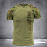Personalized I Am An Australian Grumpy Veteran I Fix Stupid Name and Rank Camo Hoodie 3D Printed QTDT0702