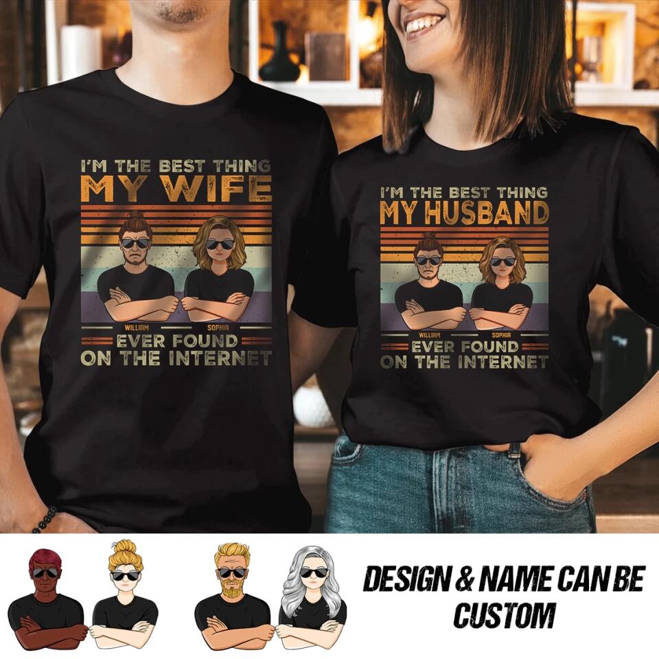 Personalized I'm the best thing Couple Tshirt Printed QTHQ1002