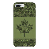 Personalized Canadian Army Camo  Phonecase DMVQ1603