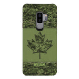 Personalized Canadian Army Camo  Phonecase DMVQ1603
