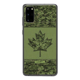 Personalized Canadian Army Camo  Phonecase DMVQ1603