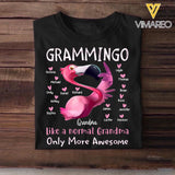 Personalized Grammingo Grandma Like A Normal Grandma Only More Awesome Kid Name Tshirt or Printed 23FEB-VD16