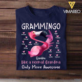 Personalized Grammingo Grandma Like A Normal Grandma Only More Awesome Kid Name Tshirt or Printed 23FEB-VD16