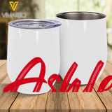 Personalized Girl Flower Tumbler Printed AUG-DT04