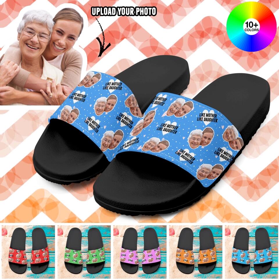 Personalized Like Mother Like Daughter Slide Sandal Printed PNDT0803