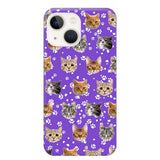Personalized Upload Your Cat Photo Head Cat Lovers Phonecase Printed QTHQ1303
