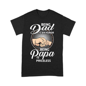 PERSONALIZED DAD HONOR PAPA PRICELESS TSHIRT TNMQ2408