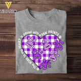Personalized The Road To My Heart Is Paced With Paw Prints Tshirt Printed 23MAR-HQ17