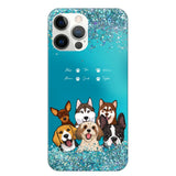Personalized Dogs & Name Dog Lovers Gift Phonecase Printed 23MAR-DT17
