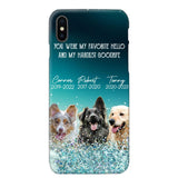 Personalized Upload Your Dog or Memorial Dog Photo You Were My Favorite  Phonecase Printed PNDT2003