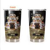 Personalized Dog Lovers Paw Tumbler Printed QTDT2103