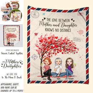 Personalized Like Mother Like Daughter Mom And Daughter Gifts  Quilt Blanket Printed PNDT2803