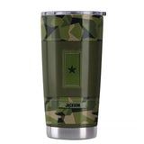Personalized Sweden Soldier/ Veteran Once A Soldier Always A Soldier Rank Camo Tumbler Printed 23MAR-BQT29