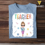 Personalized Teacher with Name Gift for Teachers T-shirt Printed PNBQT2104