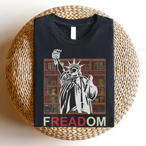 Personalized Freadom Book Lover, Reading Lover Tshirt Printed QTQT5523