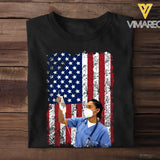 Personalized Upload Your Nurse Photo Tshirt Printed 23MAY-PN13