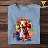 Personalized Upload Your Dog Photo T-shirt Printed QTPN150523
