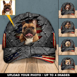 Personalized Upload Your Dog Photo Dog Lovers Gift Cap Printed 23MAY-HQ15