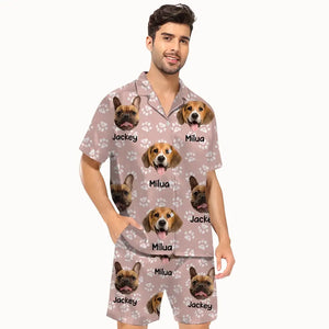 Personalized Upload Your Dog Photo Dog Lovers Gift Pijama Printed PNHQ1805