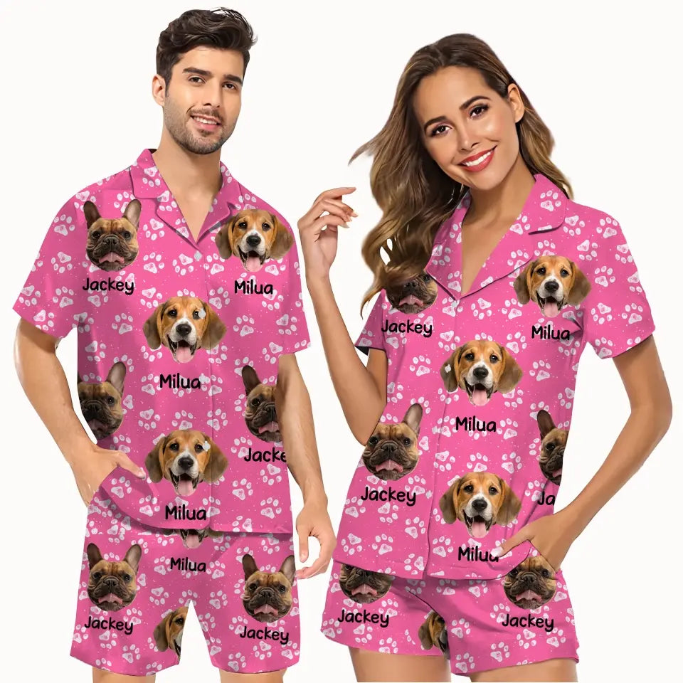 Personalized Upload Your Dog Photo Dog Lovers Gift Pijama Printed PNHQ1805