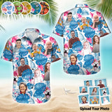 Personalized Upload Your Family Photo Hawaii Shirt Printed 23MAY-PN19
