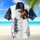 Personalized Upload Your Dog Photo Dog Lovers Gift Break Hawaii Printed QTDT1905