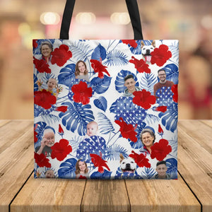 Personalized Upload Your Family Photo Tote Bag Printed PNPN1905