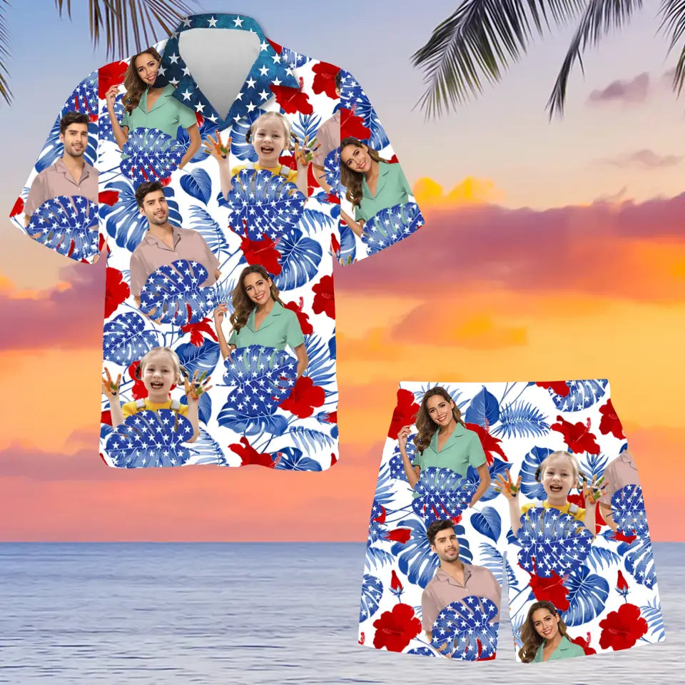 Personalized Upload Your Family Photo Pijama Printed PNHQ2205