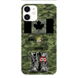 Personalized Canadian Army Camo Phone Case Printed QTDT3003