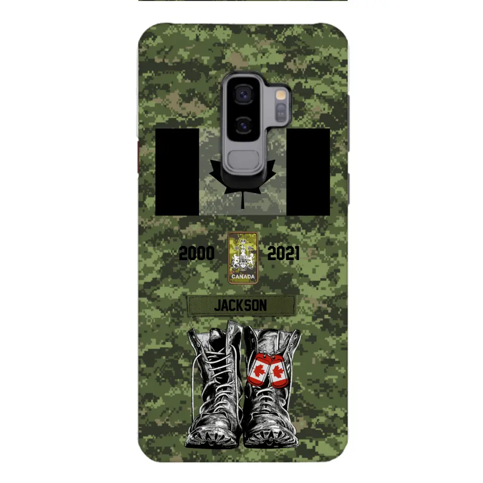Personalized Canadian Army Camo Phone Case Printed QTDT3003