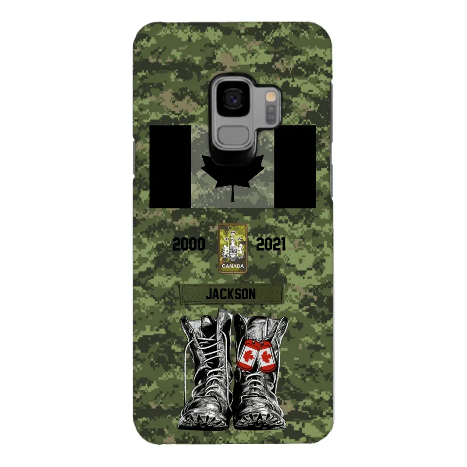 Personalized Canadian Army Camo Phone Case Printed QTDT3003